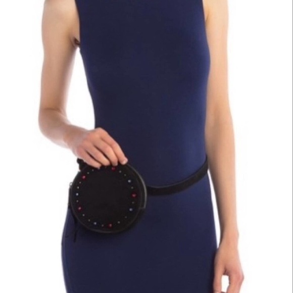 Rebecca Minkoff round belt bag (3 jewels missing) - Picture 2 of 10